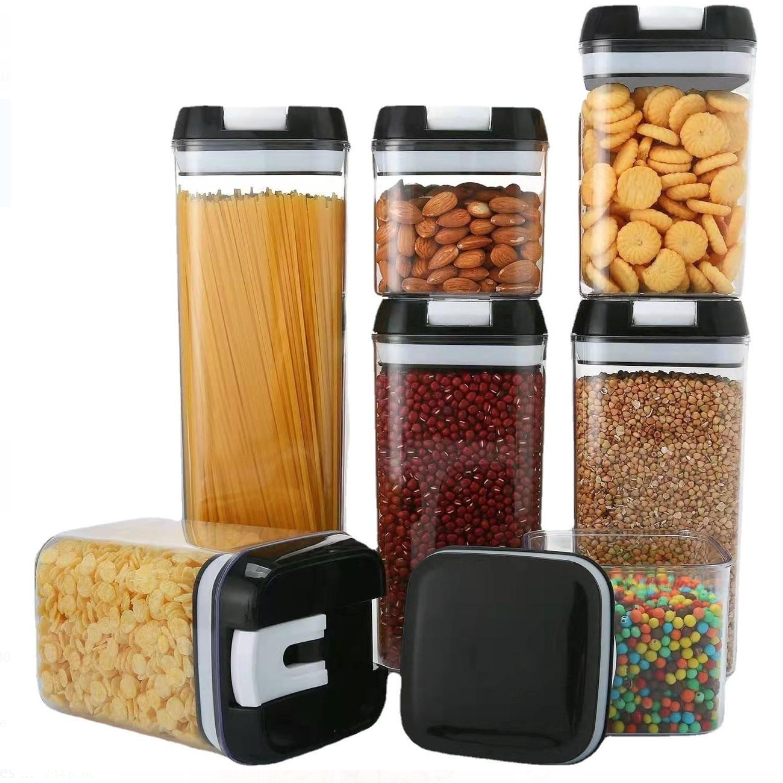 Set de 7 contenedores con tapa