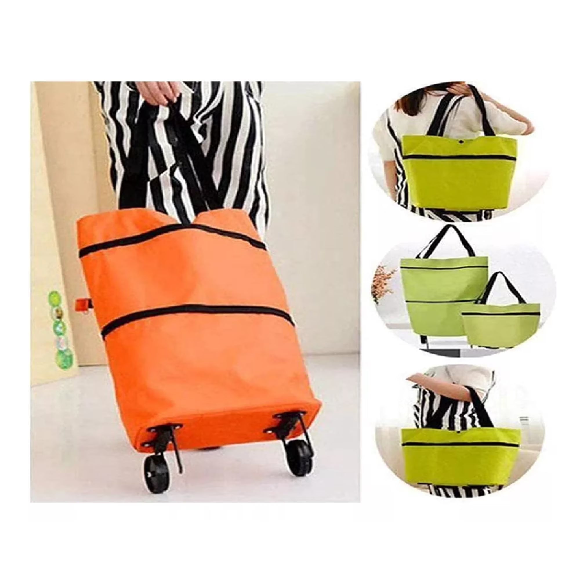 Bolsa de Compras Plegable con Ruedas