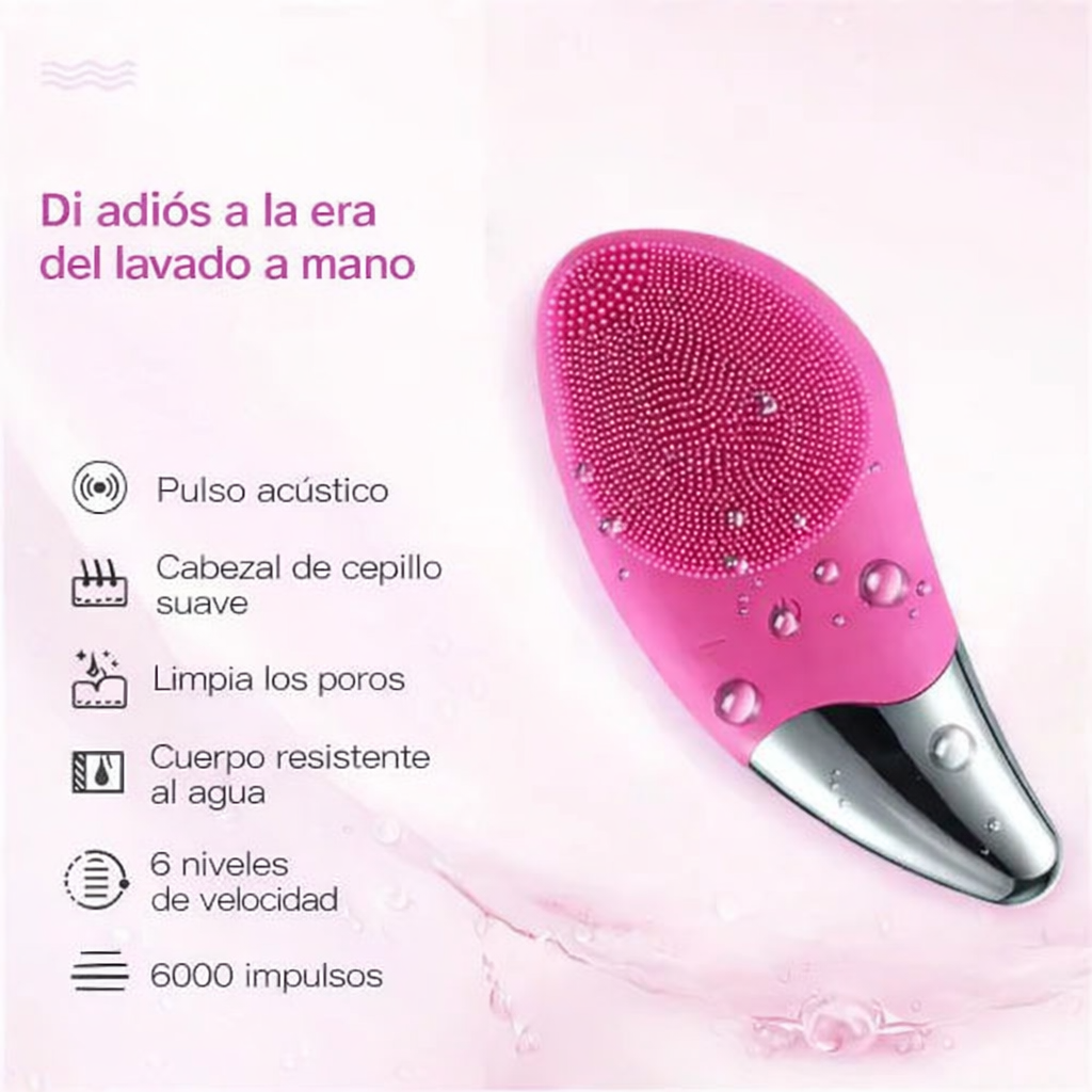 Cepillo Facial de Silicona Exfoliante