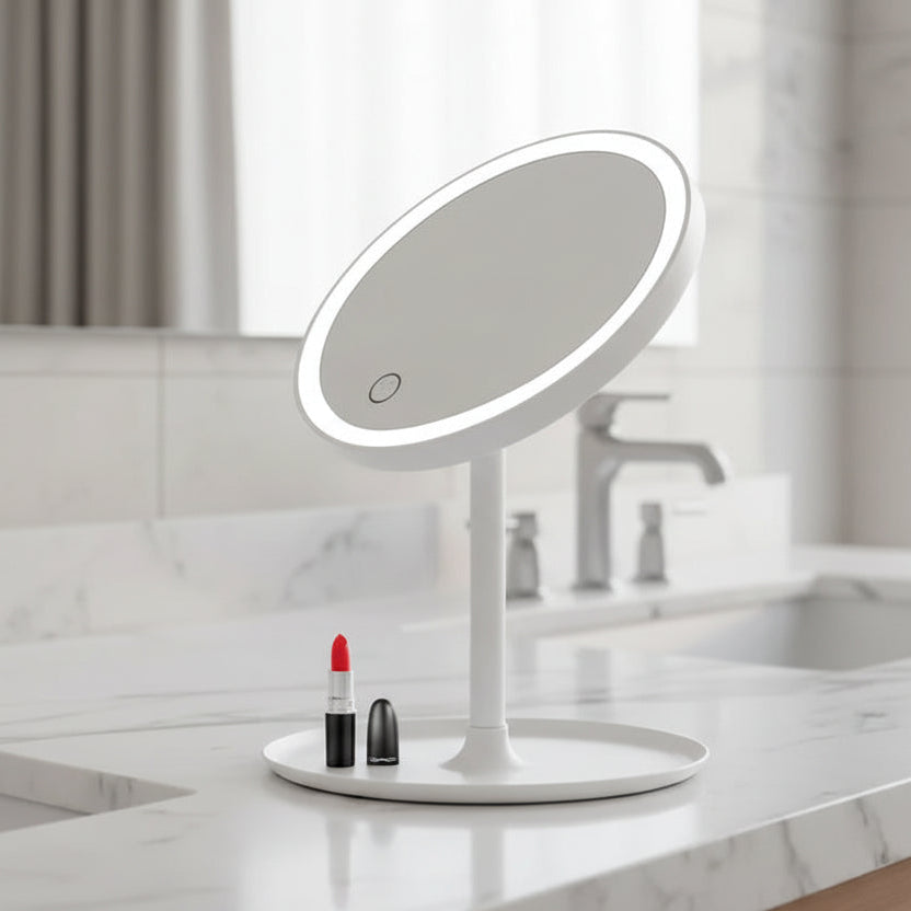 Espejo de Maquillaje LED Giratorio 360°
