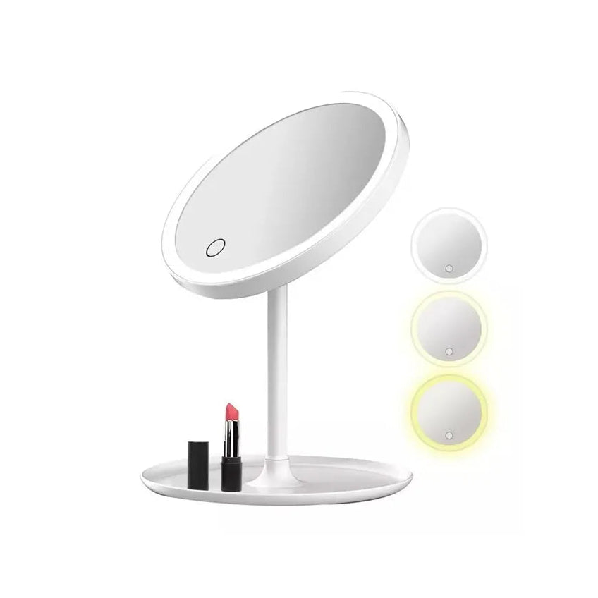 Espejo de Maquillaje LED Giratorio 360°